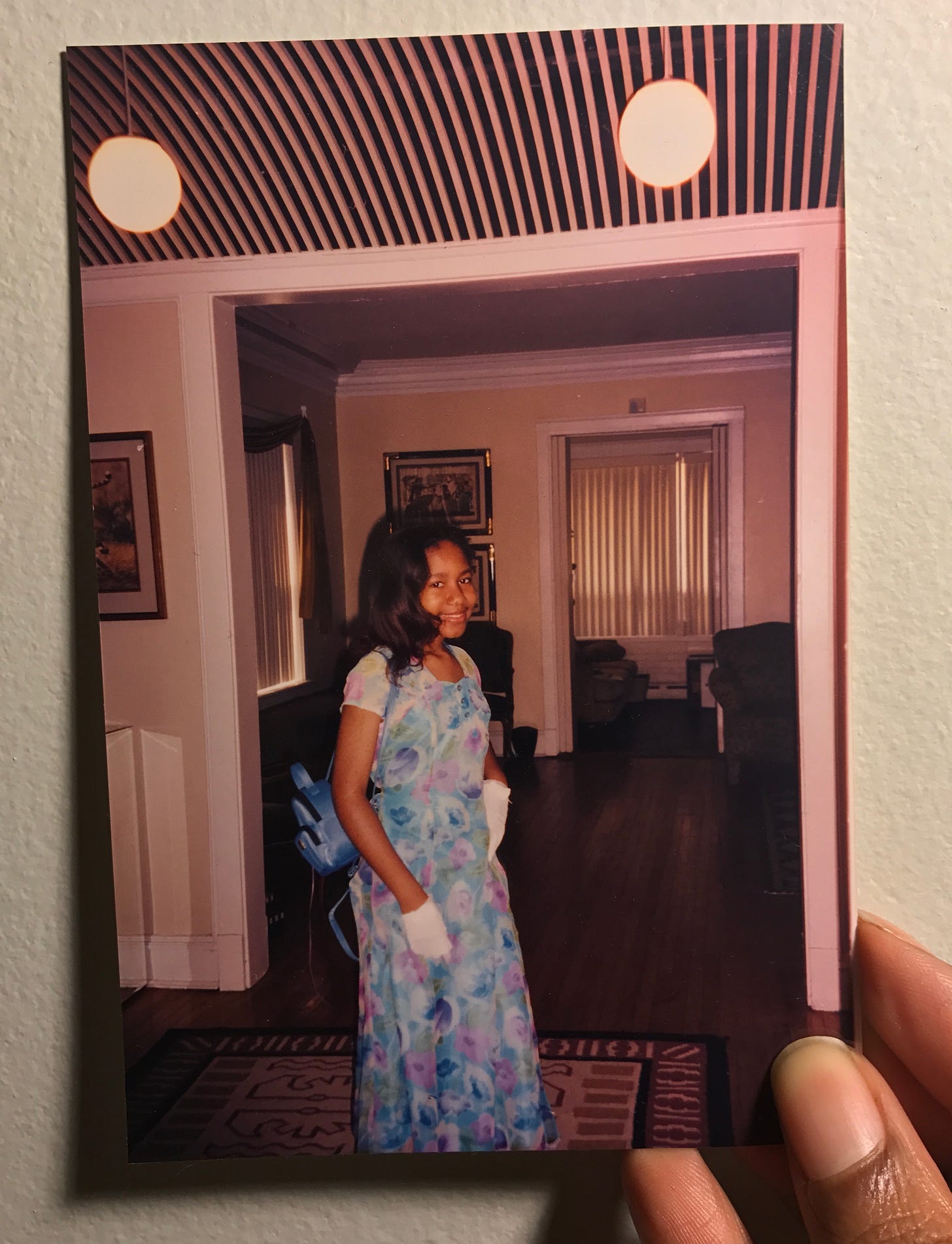 pls don’t judge my nails this photo of a photo is from several years ago and my nails still suck but I at least probably wouldn’t show them in the picture today
