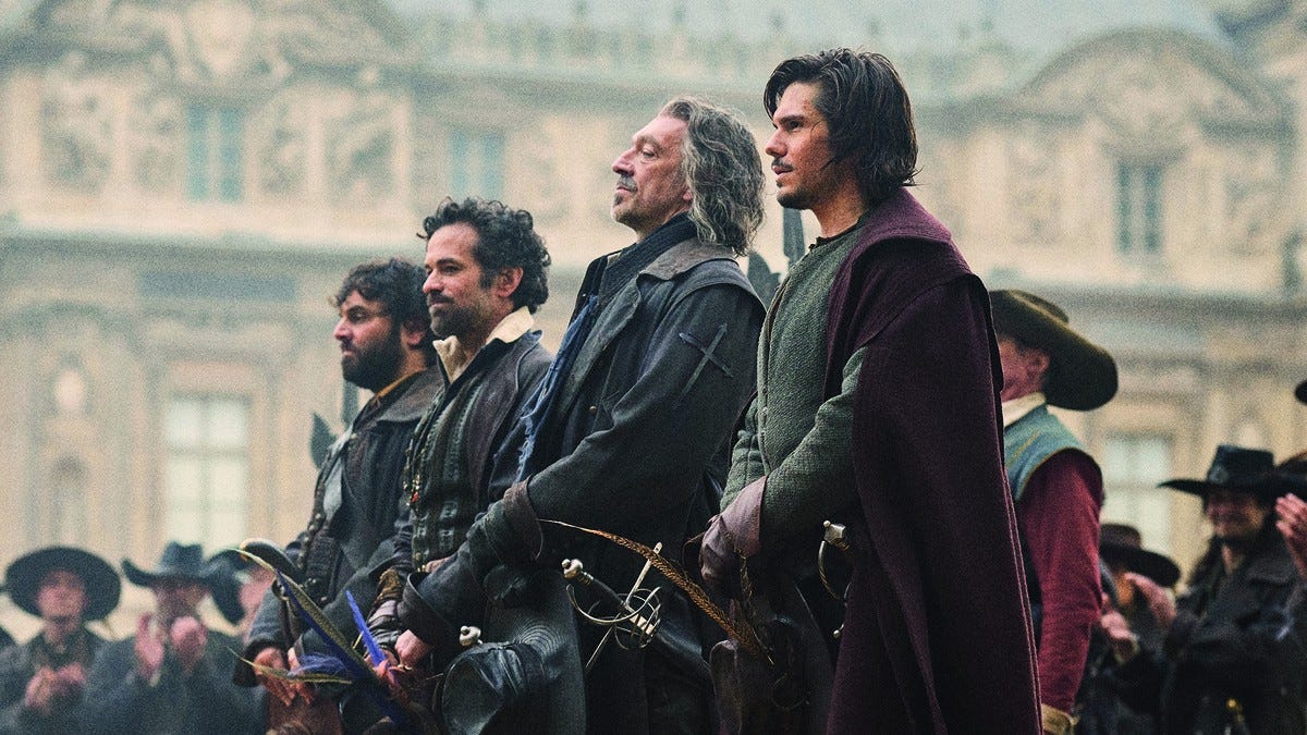 Os três mosqueteiros: D'Artagnan' reconta aventura clássica de forma  empolgante e inovadora; g1 já viu | Cinema | G1