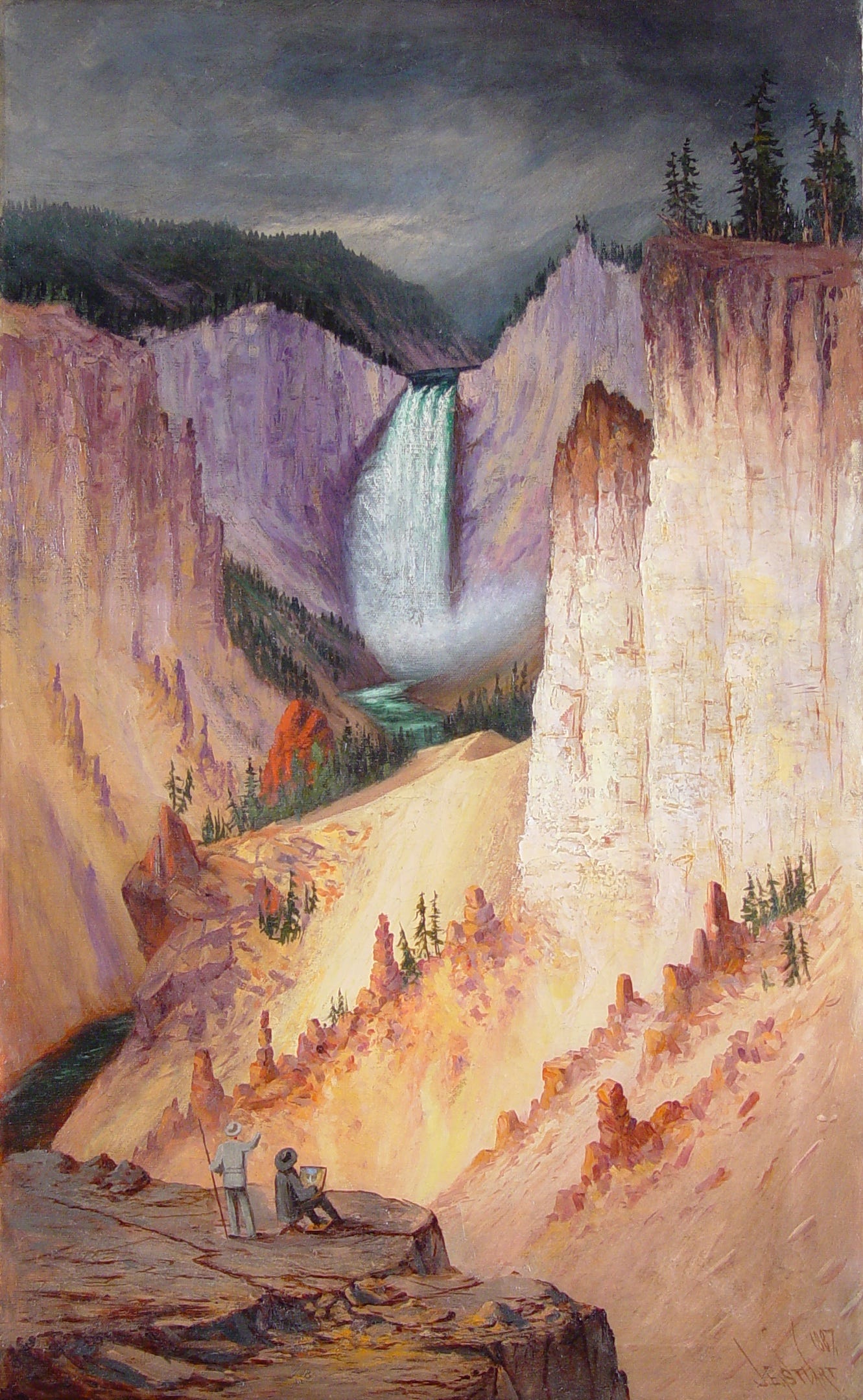 James Everett Stuart: Painter of 'Deftly Rendered Views of the West' - PART  TWO, image size:1331x2160