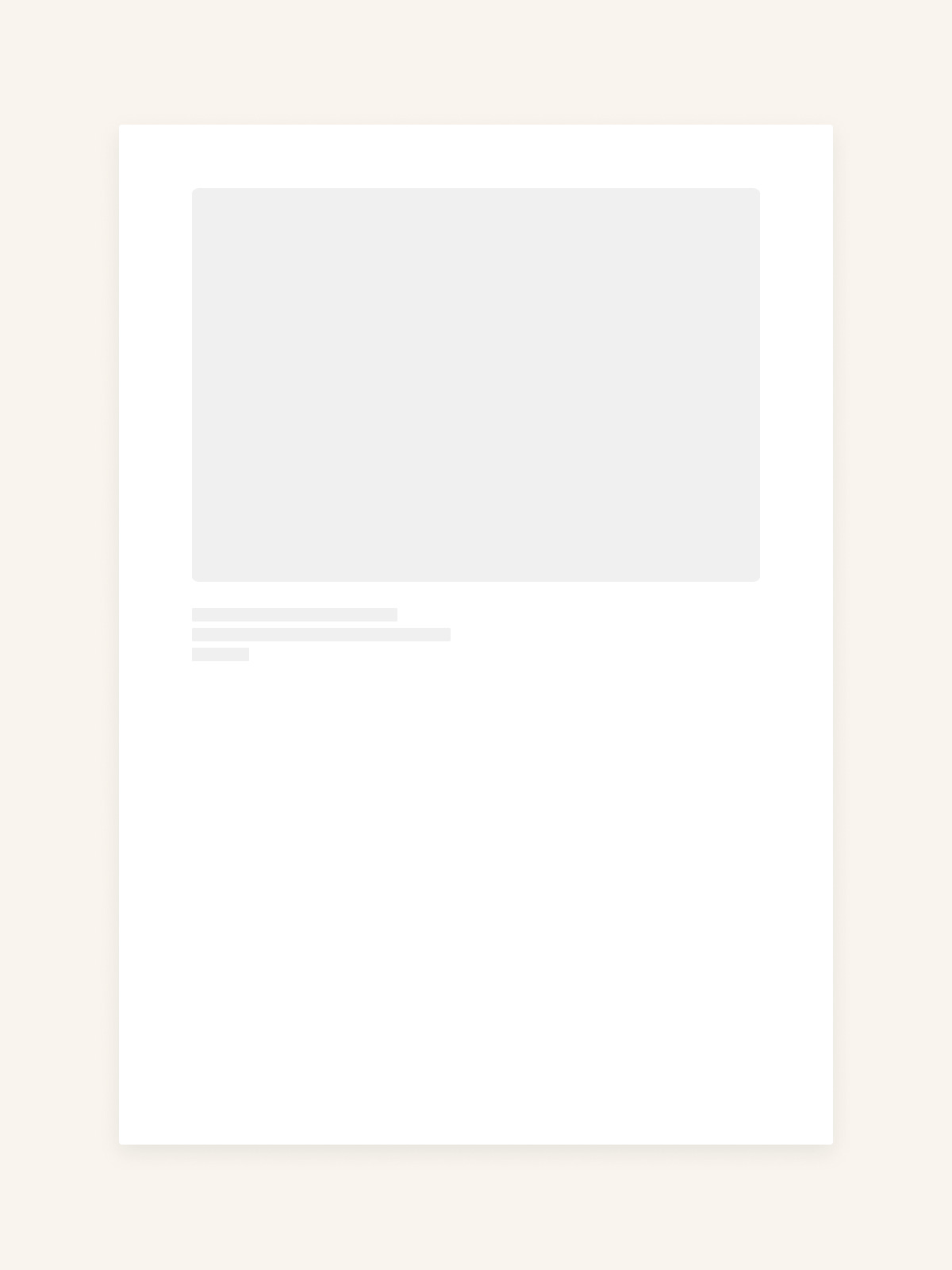 Sample PDF layout concept