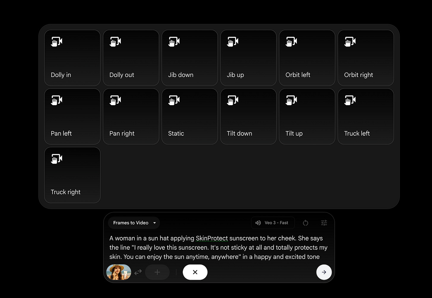 Google Flow camera movement. Image by Jim Clyde Monge Google Flow camera movement. Image by Jim Clyde Monge