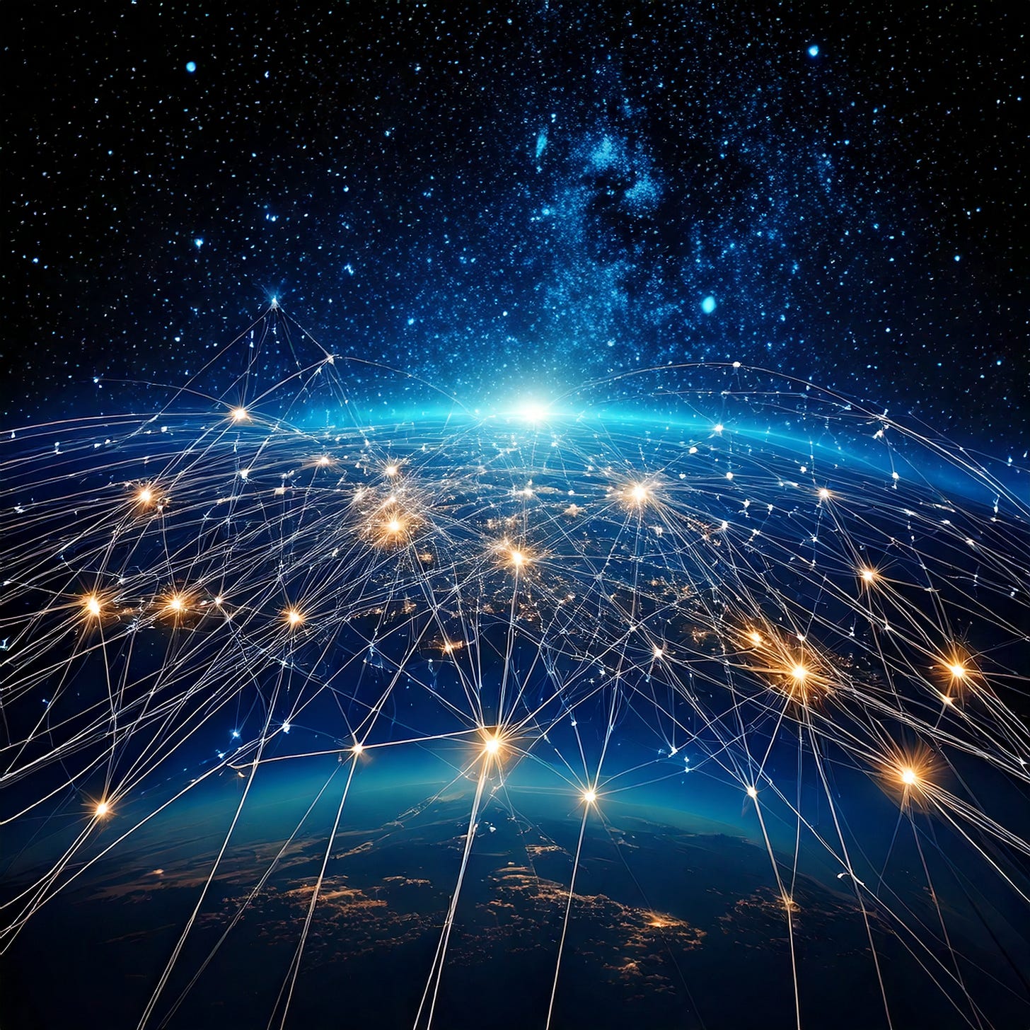 the Interconnected pale blue dot horizon