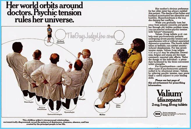 In the 1950s, antidepressants were marketed primarily towards housewives  and their husbands to ensure household tasks weren't neglected :  r/vintageads