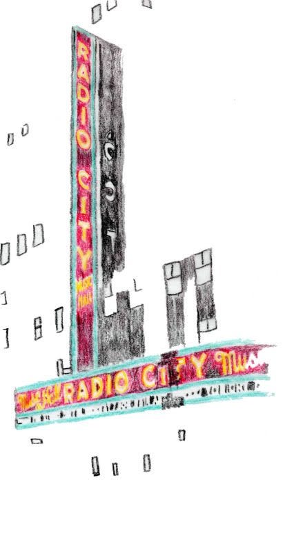 radio city music hall art sketch color pencil beaded beadwork bead embroidery radio city music hall art sketch color pencil beaded beadwork bead embroidery