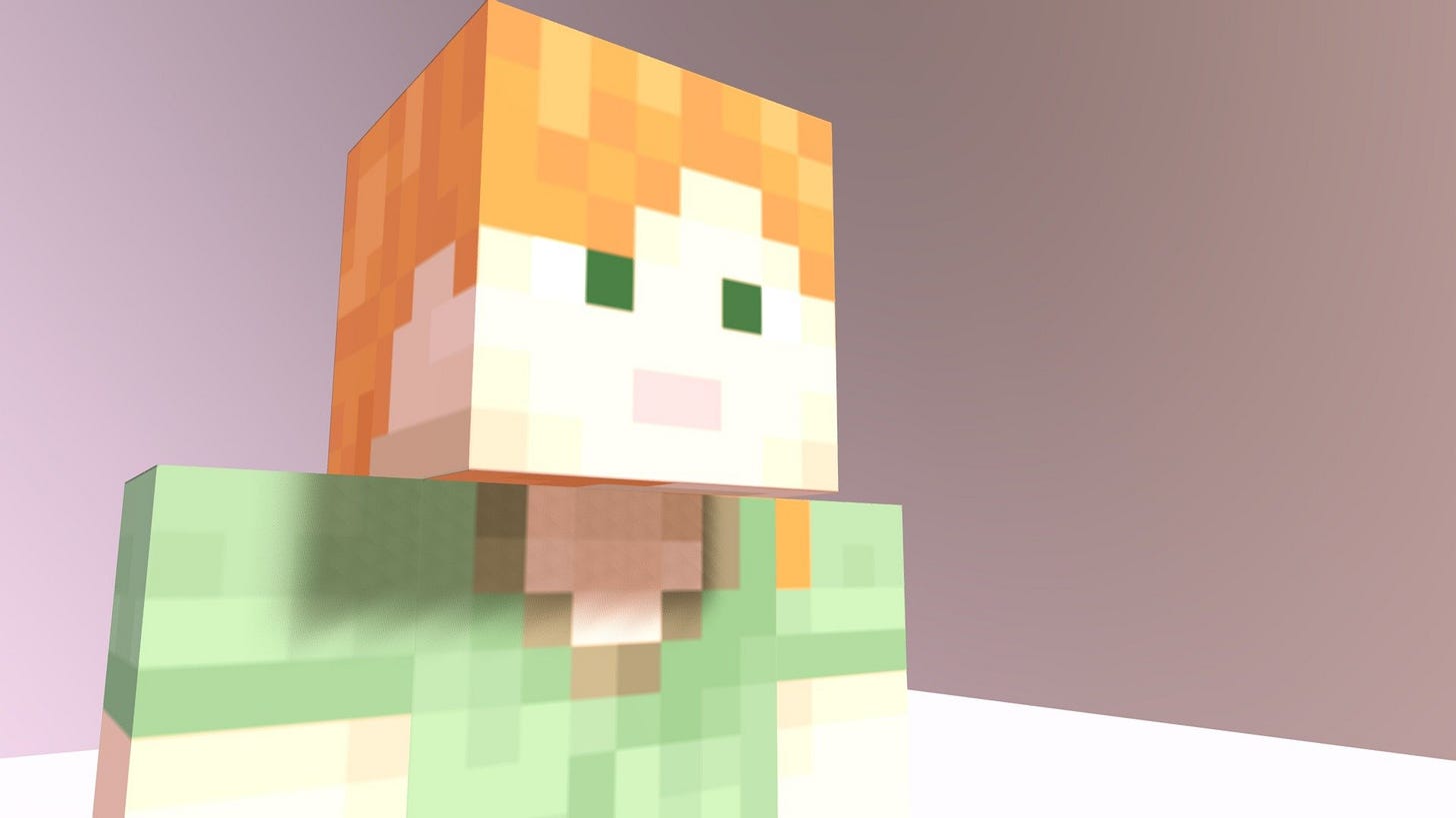 Minecraft Alex - Download Free 3D model by Cheese 🧀 (@cheeselmaolol)  [ae962e4]