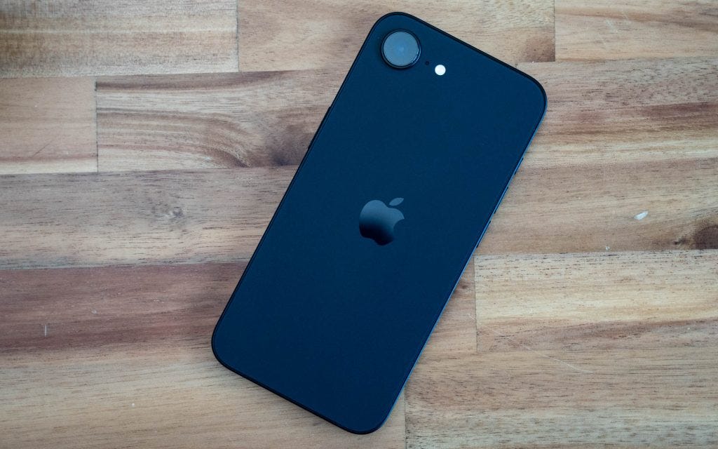 Back view of the Apple iPhone 17e Back view of the Apple iPhone 17e