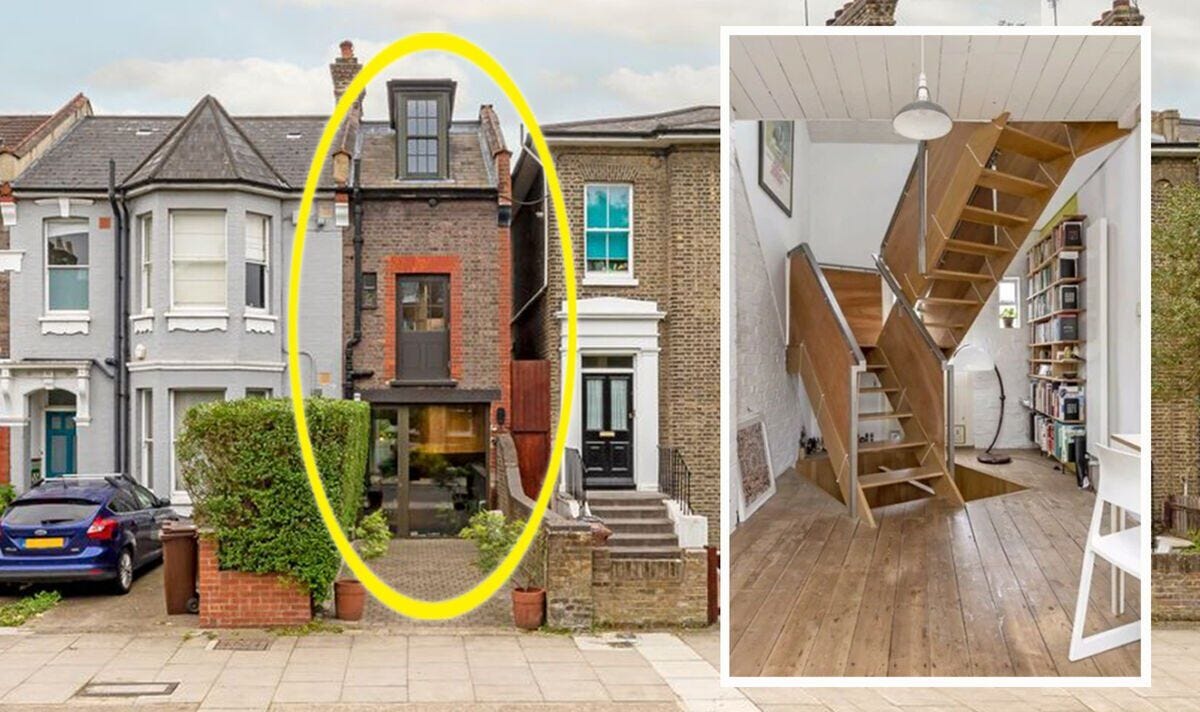 Inside narrow £1.3million terraced property that's only 9 feet wide -  'truly unique house' | Express.co.uk