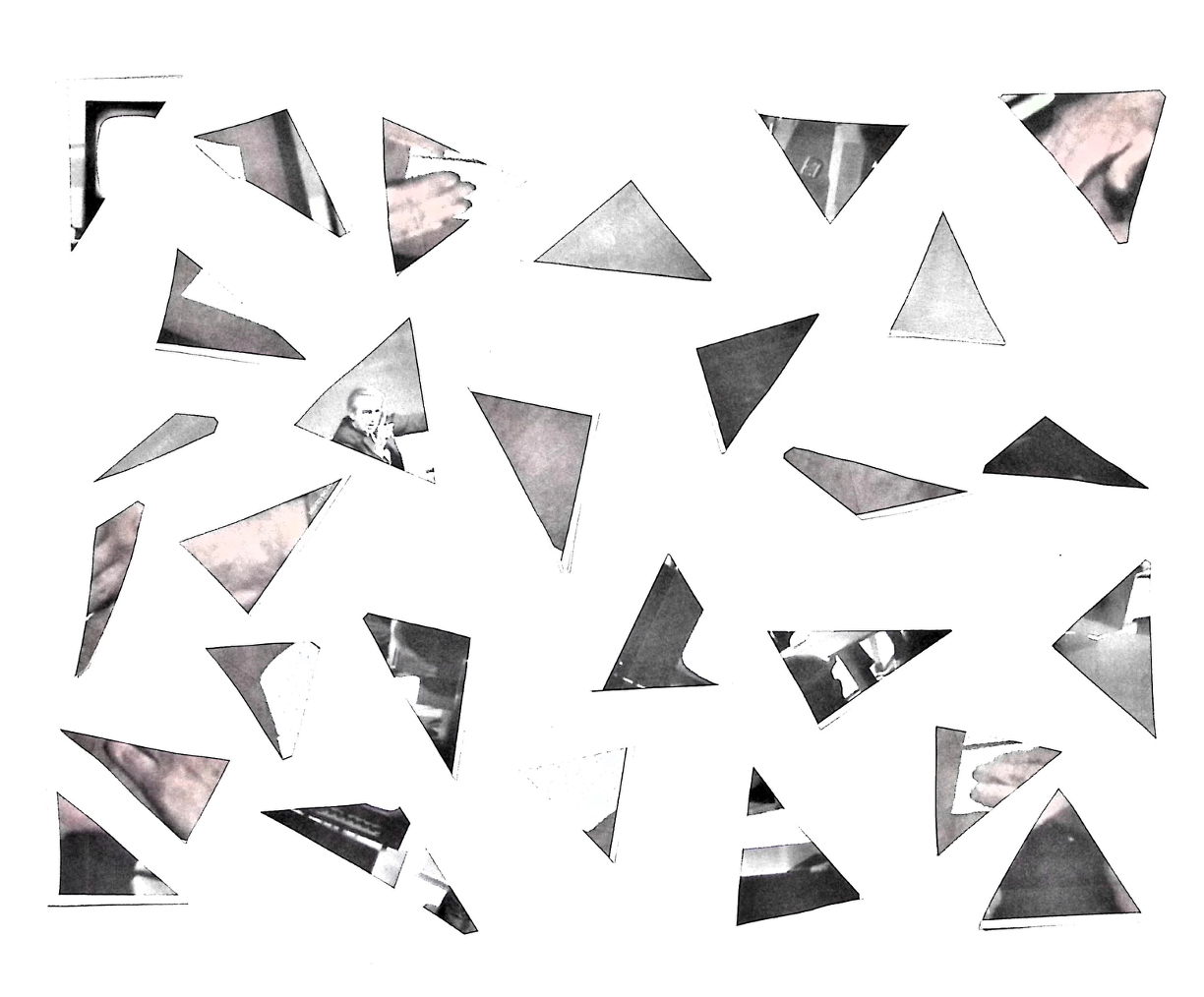 Burroughs and Engelbart images, cut into triangles and moved around.