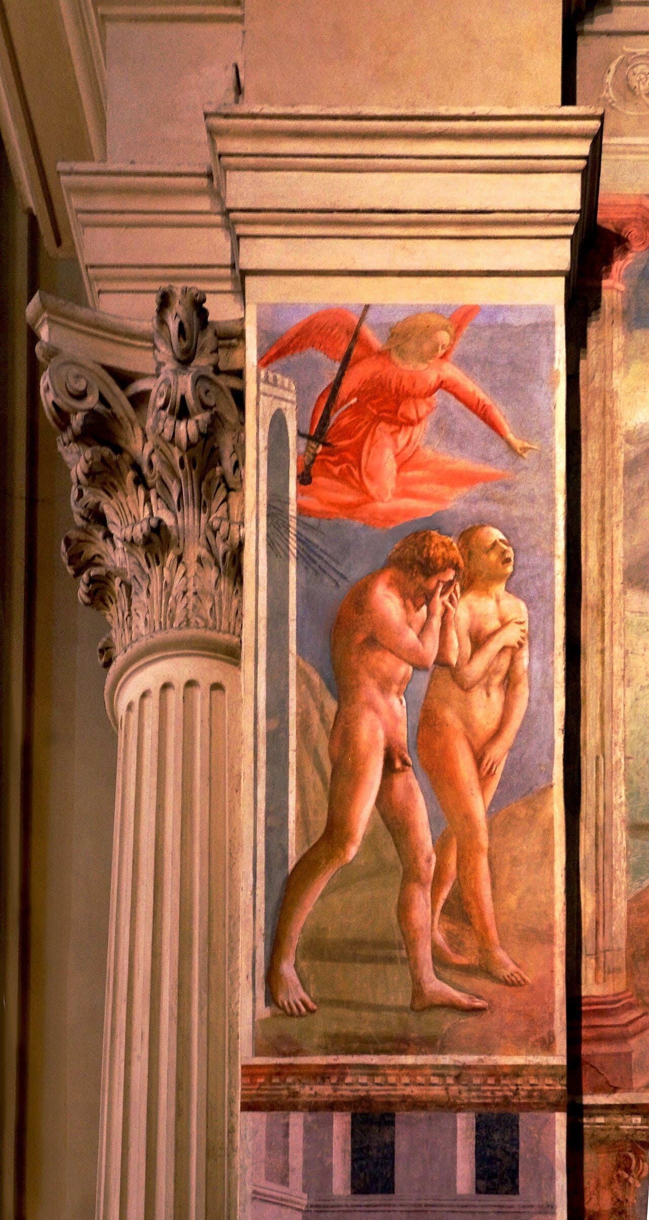 The Expulsion from Eden by Masaccio The Expulsion from Eden by Masaccio