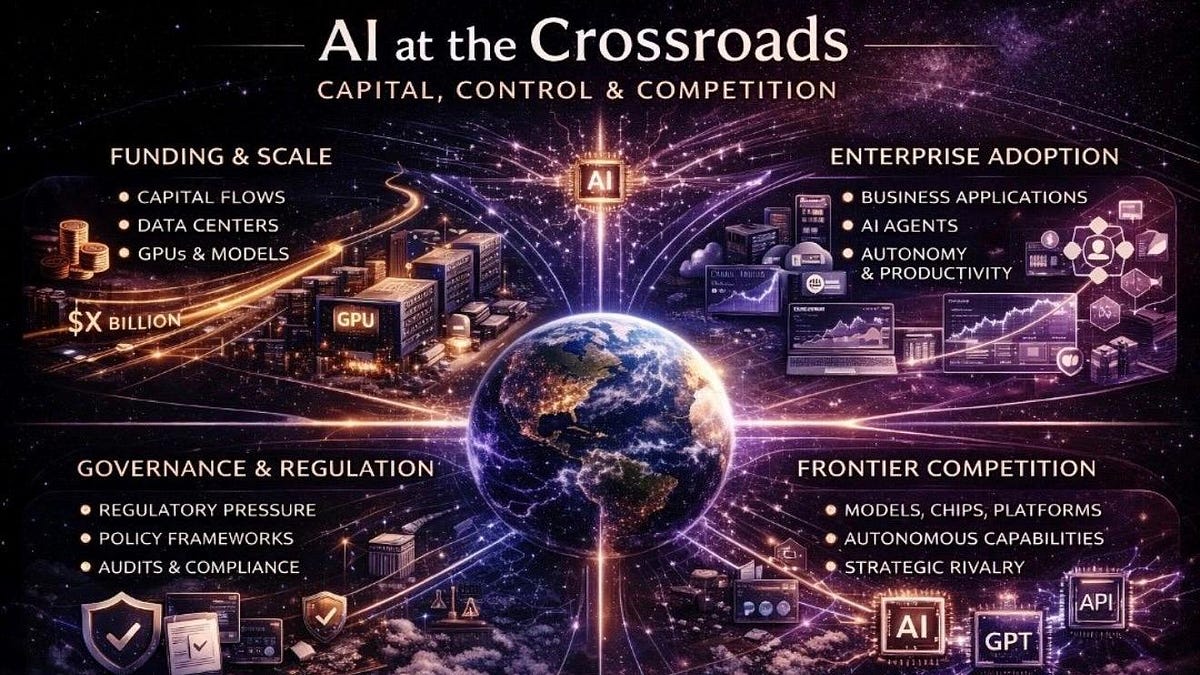 AI at the Crossroads: Capital, Control, and Competition