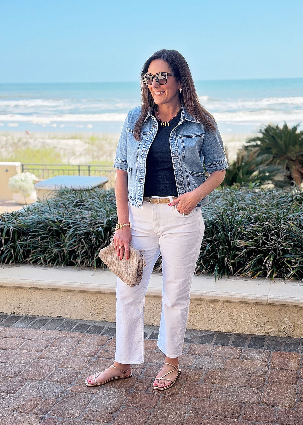 How to Style a Short Sleeve Denim Jacket