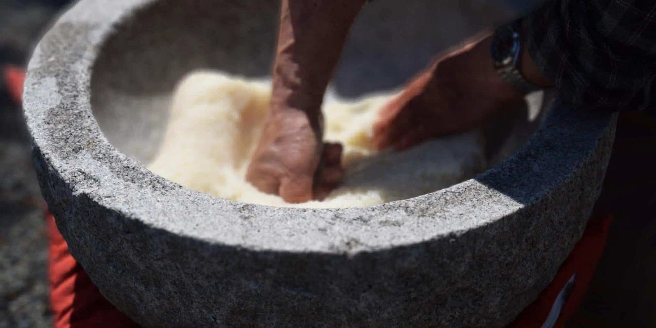 I didn't know rice could be a dough