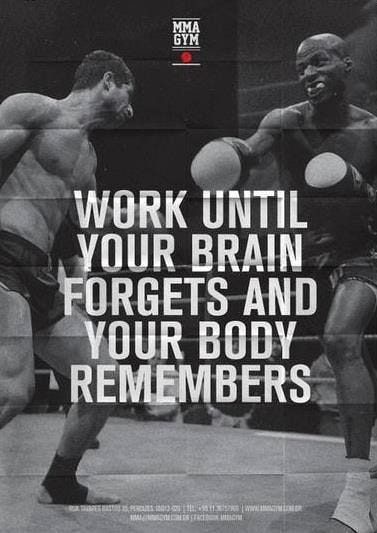           Muscle memory not theory