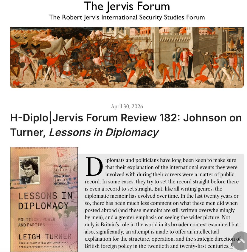 Lessons in Diplomacy Review in H Diplo