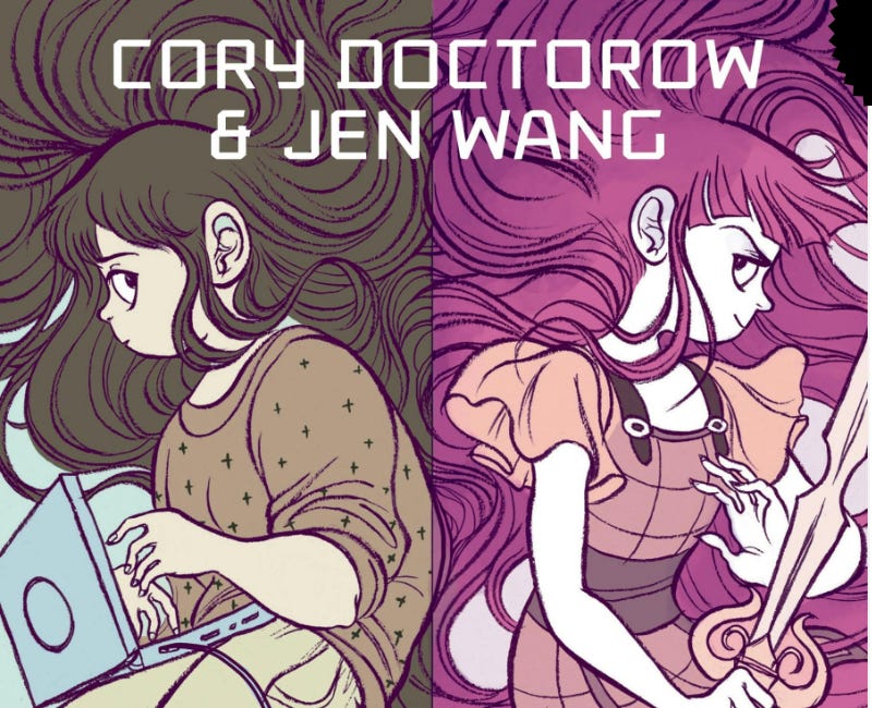IN REAL LIFE - SerioComics 59 + Q&A with Writer Cory Doctorow and a reading tomorrow Thursday 03/13/25 at Dark Delicacies in Burbank of his new book PICKS AND SHOVELS!