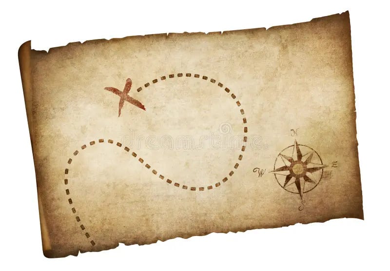 A treasure map