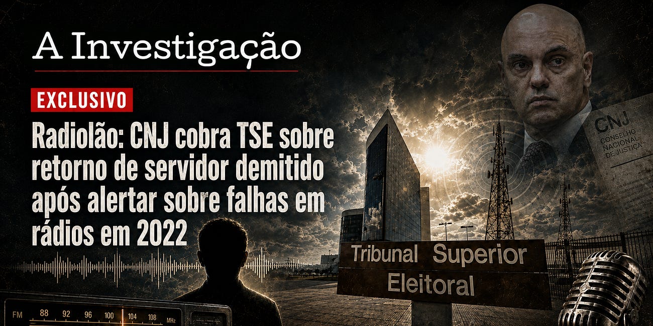 Radiolão: CNJ cobra TSE e TRE-DF sobre retorno de servidor demitido após alertar sobre falhas em rádios em 2022