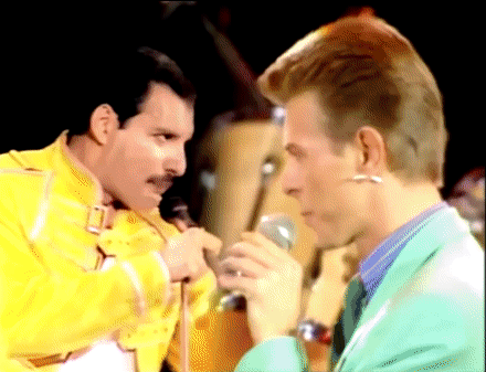 gluttons-for-punishment: Queen+David Bowie Under... - Freddie Mercury &  Queen