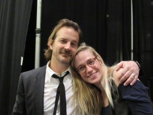 Writer Jenny Klein and director Richard Speight, Jr.