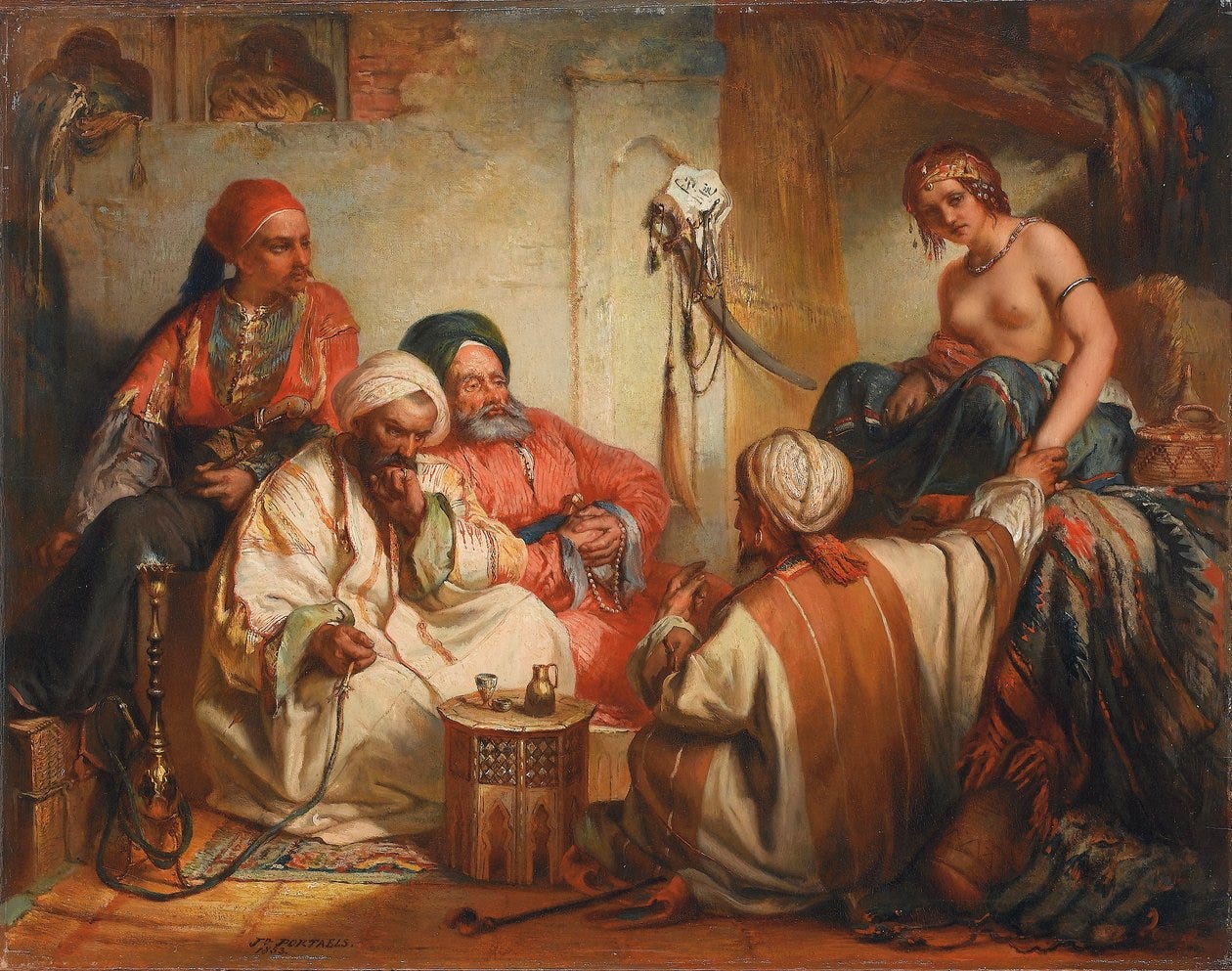 The Slave Market, 1853 by Jean Francois Portaels