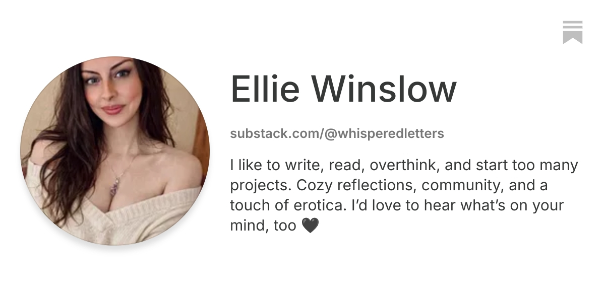 Ellie Winslow | Substack