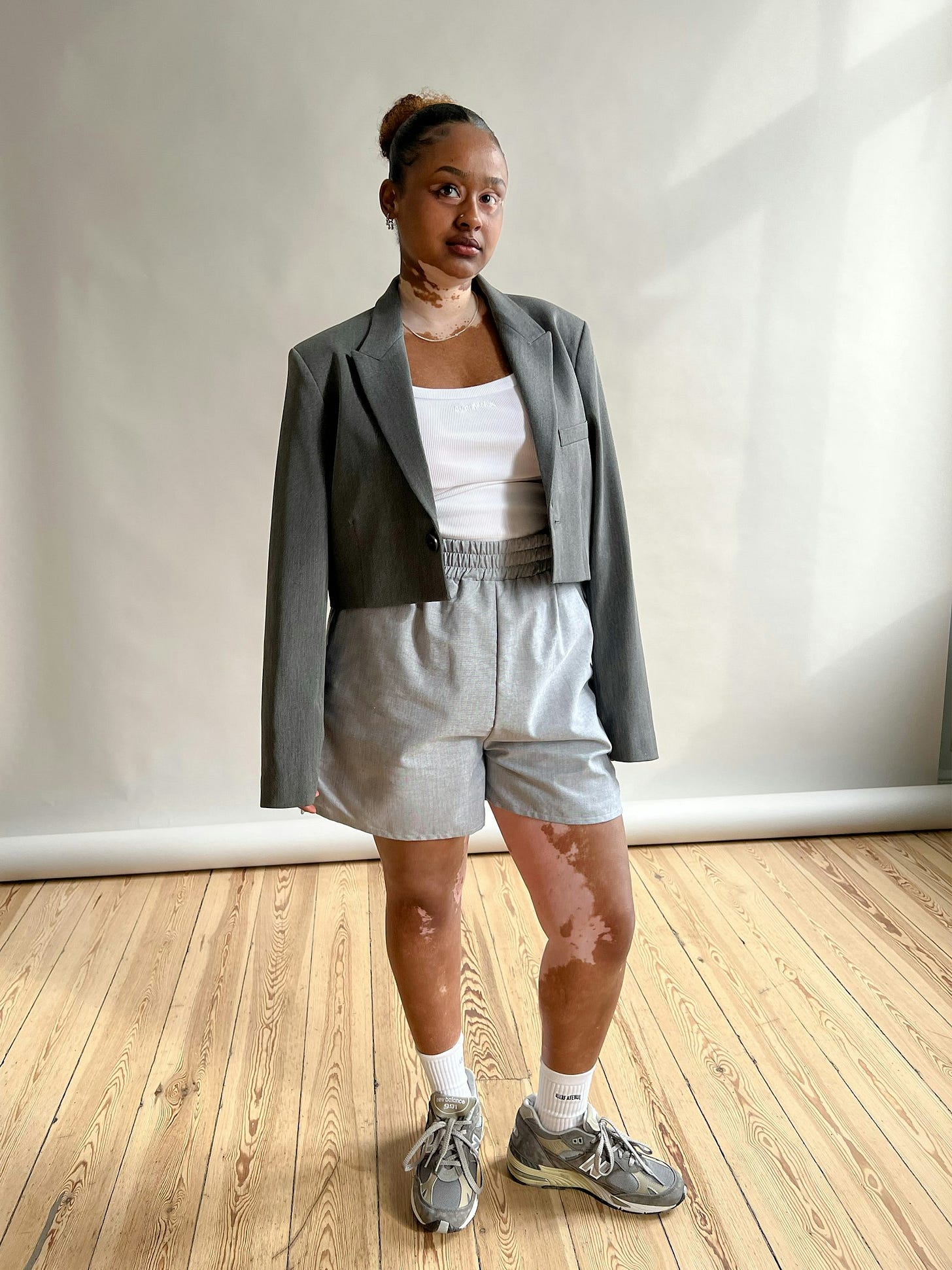 Djerf Avenue Breezy Shorts Grey