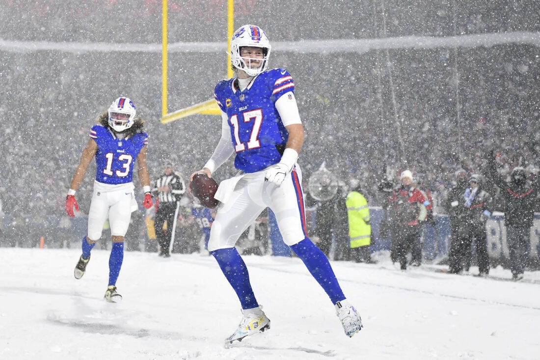 Josh Allen's creativity produces statistical first in the NFL | News,  Sports, Jobs - Adirondack Daily Enterprise