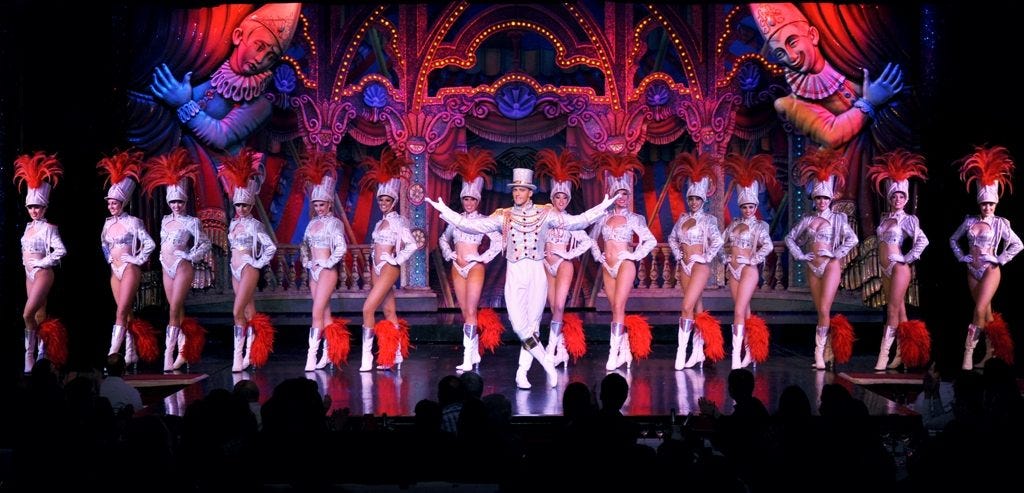 The Moulin Rouge dancers. ®Moulin Rouge-Sandie Bertrand
