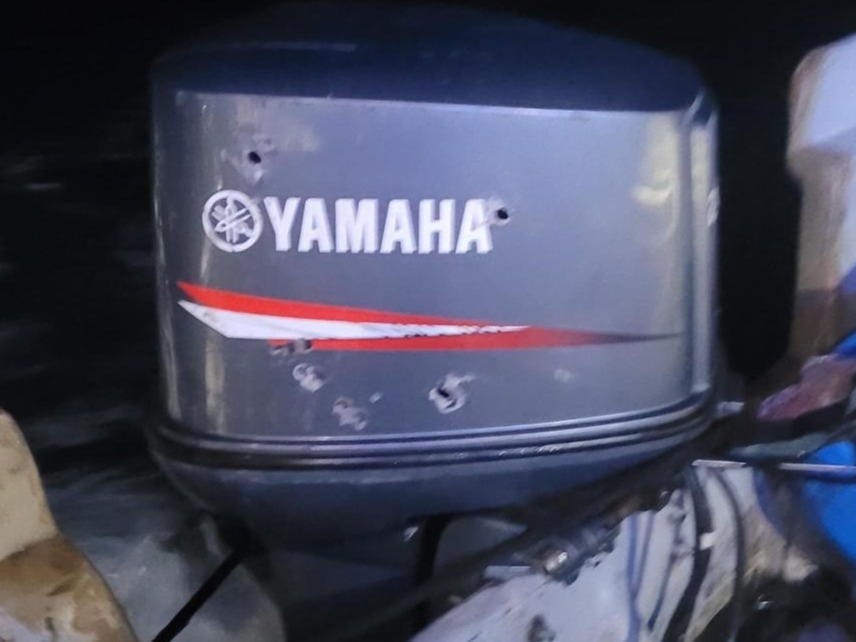 CBP Agents ended the chase by repeatedly firing into the 30-foot smuggling boat's outboard motor until it was disabled. CBP Agents ended the chase by repeatedly firing into the 30-foot smuggling boat's outboard motor until it was disabled.