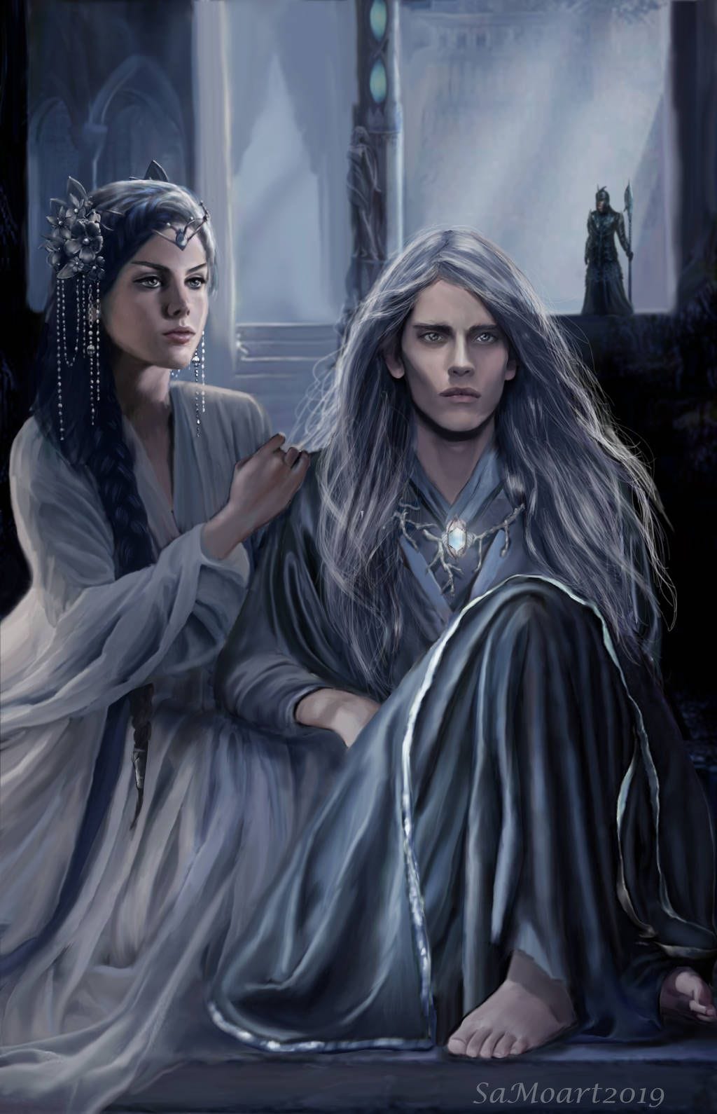 Thingol and Melian by SaMo art. | Tolkien art, Lotr art, Tolkien elves Thingol and Melian by SaMo art. | Tolkien art, Lotr art, Tolkien elves