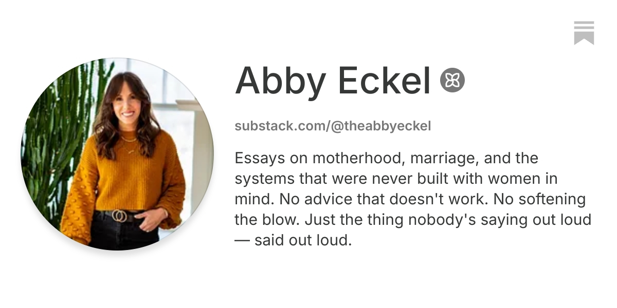 Abby Eckel | Substack