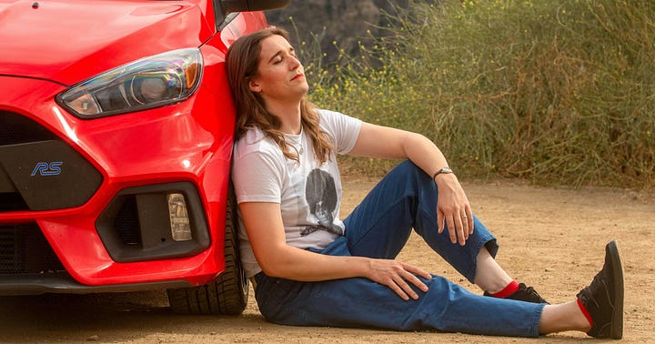 Preview images of transfemme auto enthusiasts, modeling for the transgender car culture coffee table book 'We Deserve This' by Victoria Scott available now.