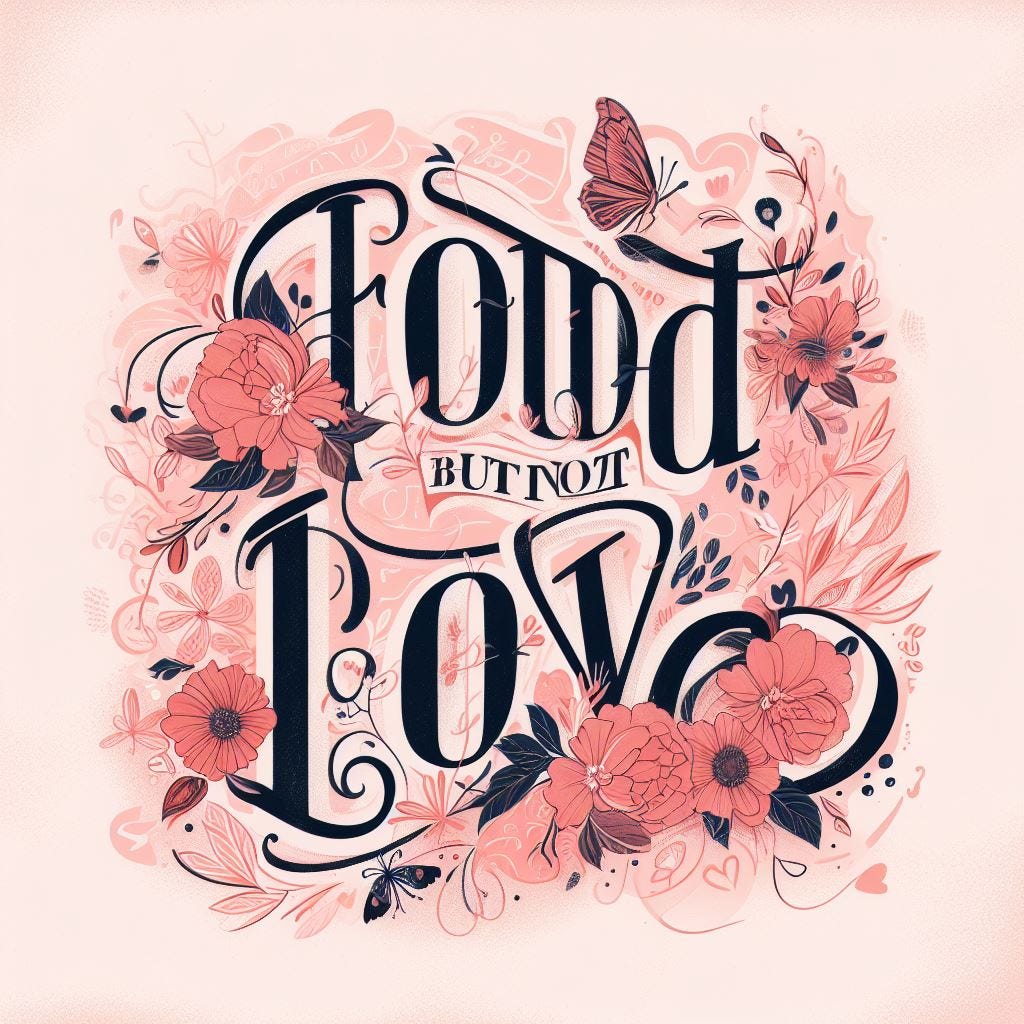 Fond but not in love