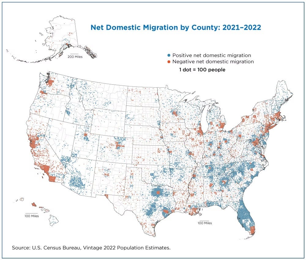 Blue states don't build. Red states do. - by Noah Smith