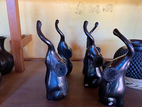 Pottery and murals