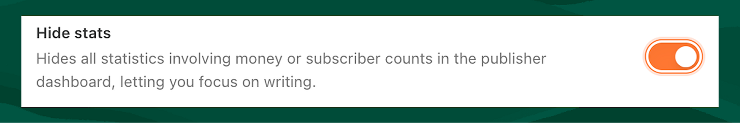 New on Substack: draft Notes, hide revenue stats, pin multiple posts ...