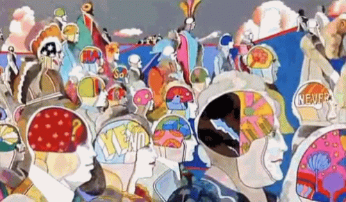 Beatles Yellow GIF - Beatles Yellow Submarine - Discover & Share GIFs