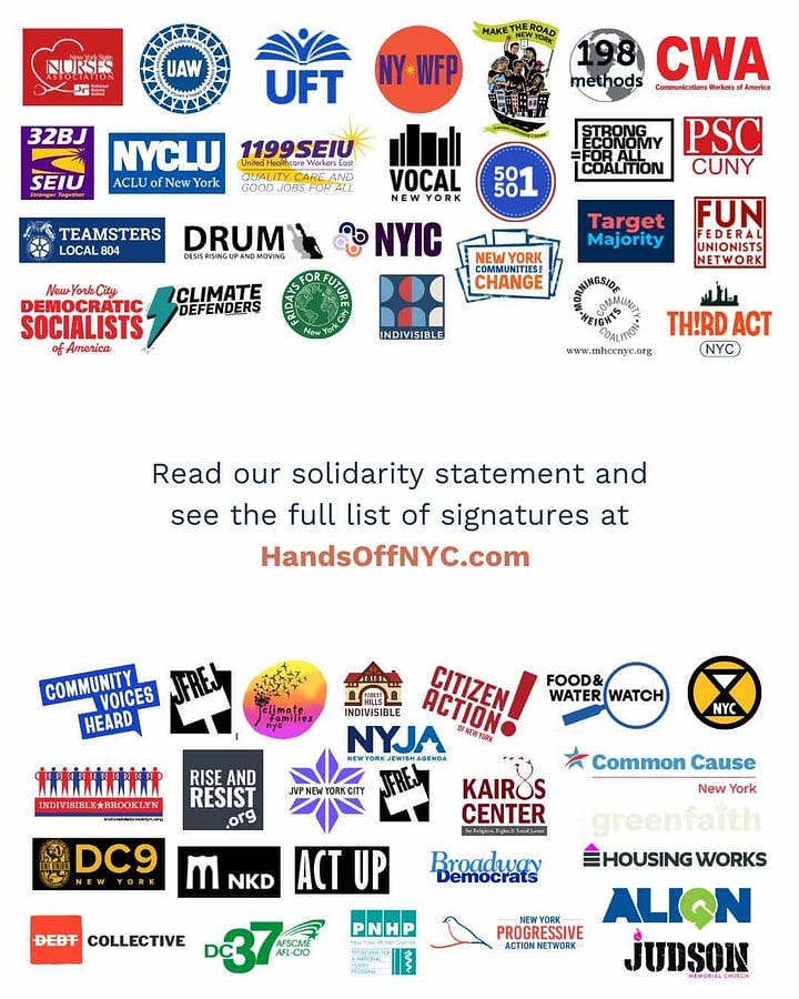 Hands Off New York City!