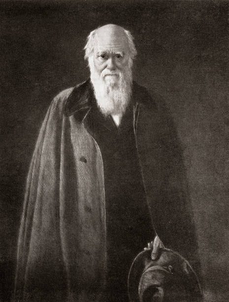 Charles Robert Darwin, 1809 – 1882. English naturalist. From Bibby's Annual published 1910.