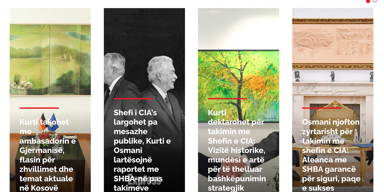 Si Dështuan Dezinformatorët e Kosovës në Vizitën e Drejtorit të CIA-s