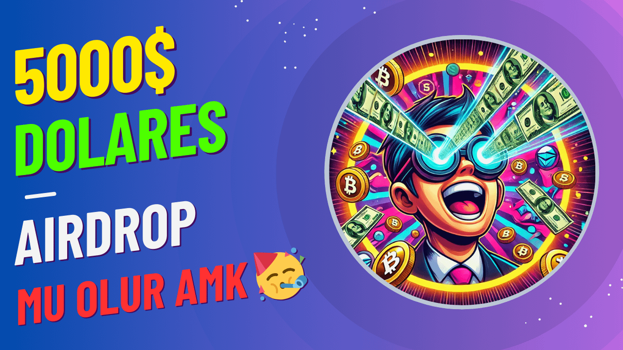r/kriptoescobar - 5000$ Dolares Airdrop Mu Olur AMK / Kriptoysa Olur / O Zaman Gelsin Çekilişler !!!