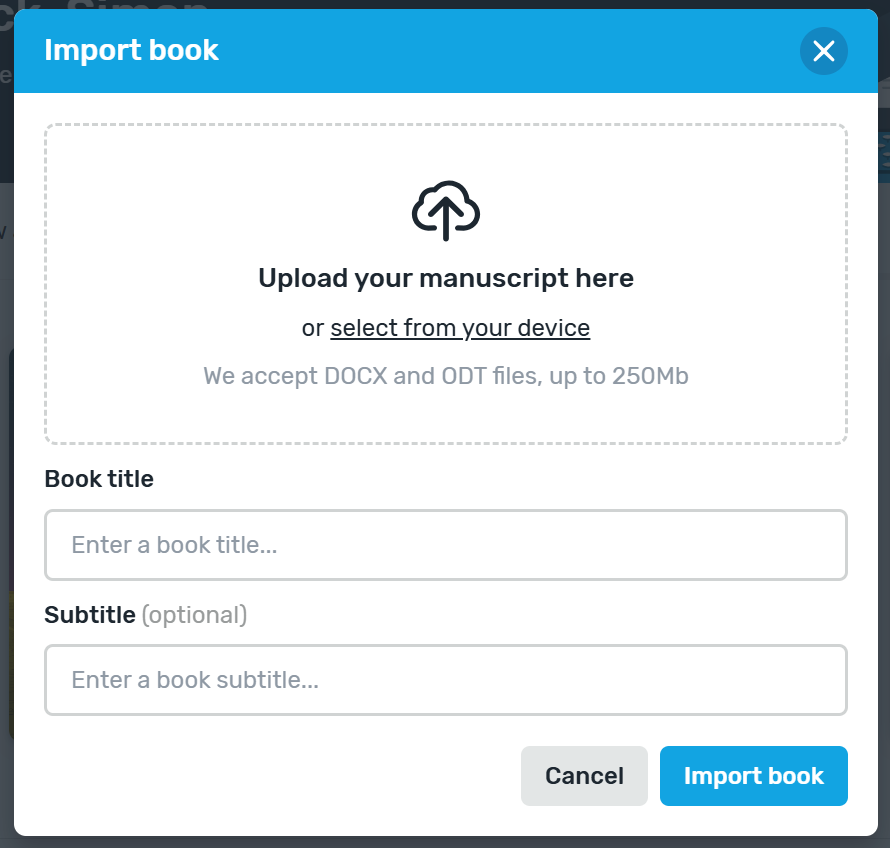 A quick and easy way to format your ebook and paperback files