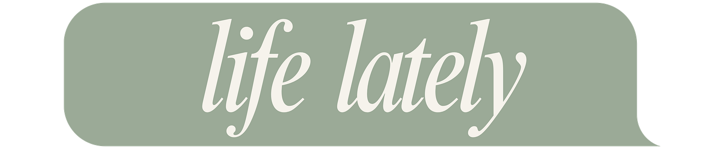 Life Lately section heading Life Lately section heading