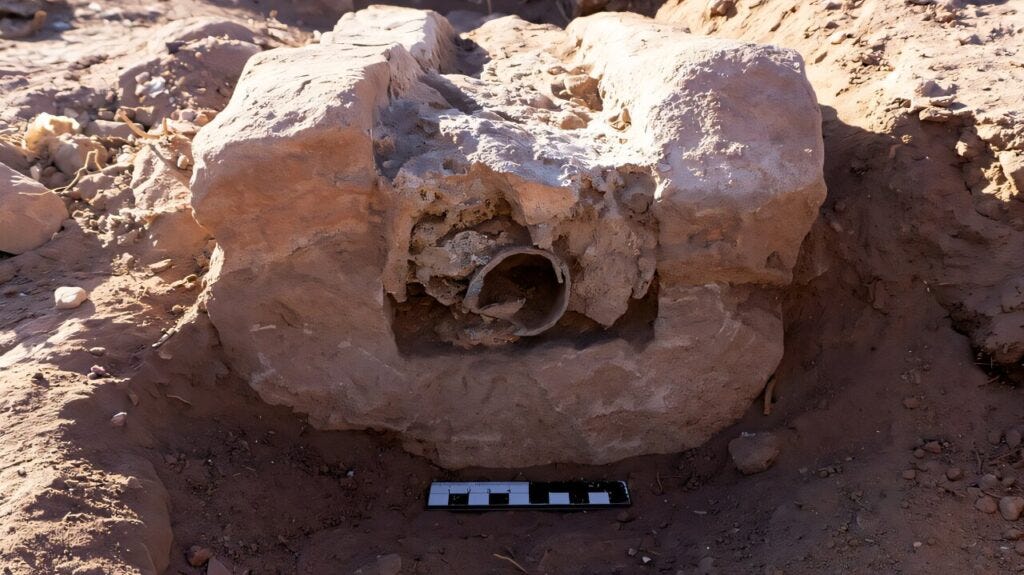Lead pipe discovered in situ: Credit: Urban Development of Ancient Petra Project, N. Jungmann
