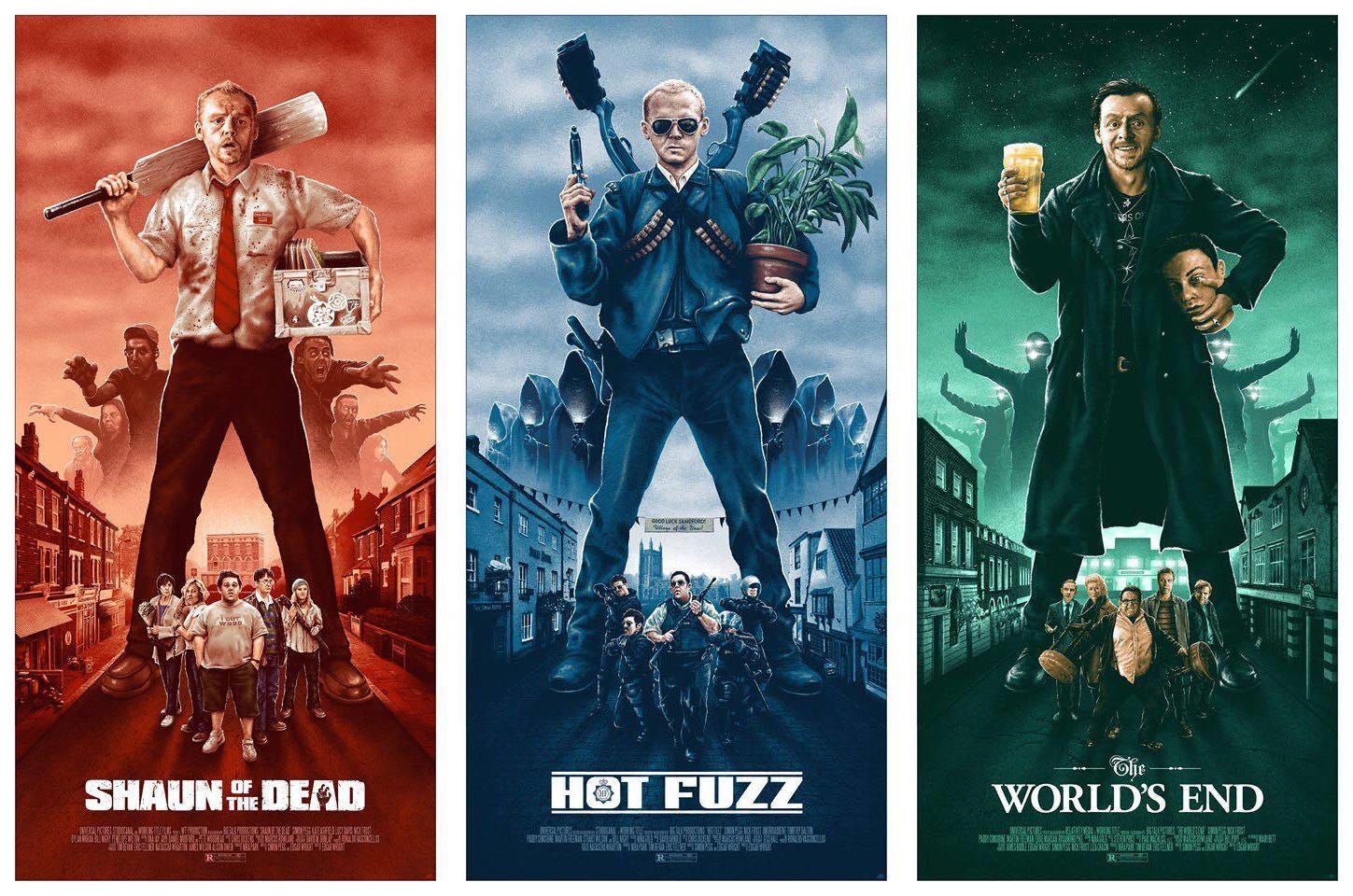 Shaun of the Dead, Hot Fuzz and The World's End Shaun of the Dead, Hot Fuzz and The World's End