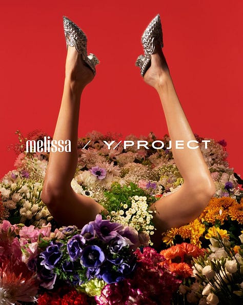 Y/Project x Melissa Court Shoes - Paperdoll Sammy