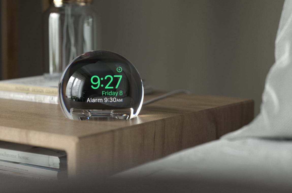 Apple Watch on a nightstand