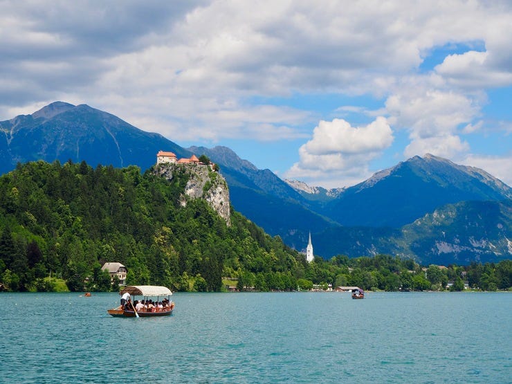 The castle over Lake Bled