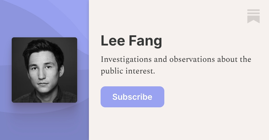 Lee Fang | Substack