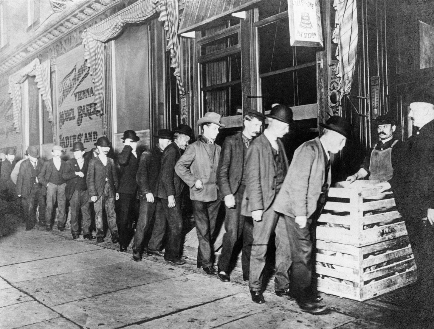 Scenes of misery and charity on Gilded Age New York's most famous breadline  | Ephemeral New York